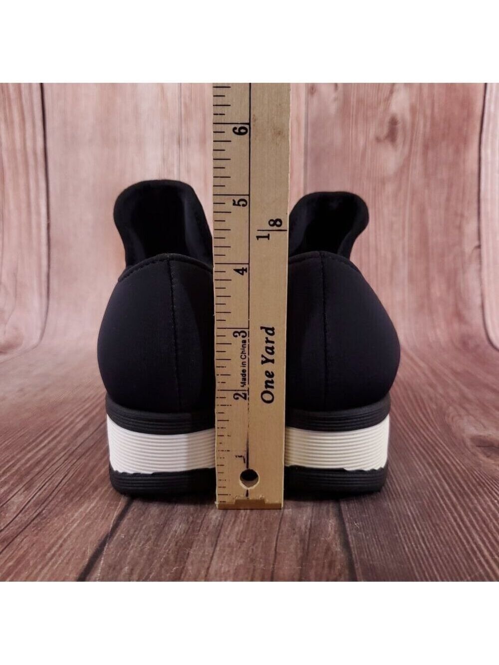 iRi NYC Womens Size 5.5 WES Black Outline Low Top Sneaker - Picture 12 of 15